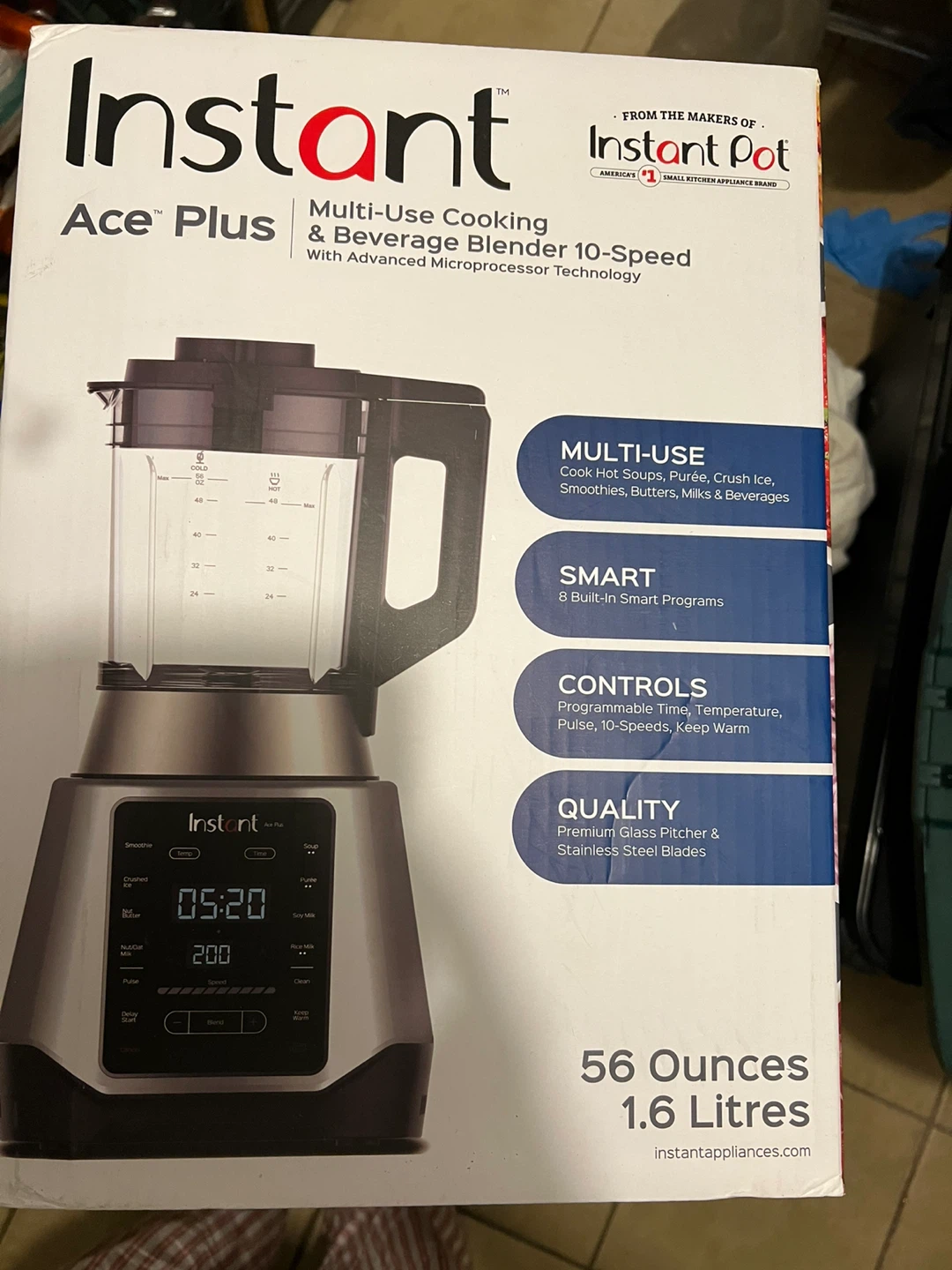 Instant Ace Plus Multi-Use Cooking & Beverage Blender - photo 2