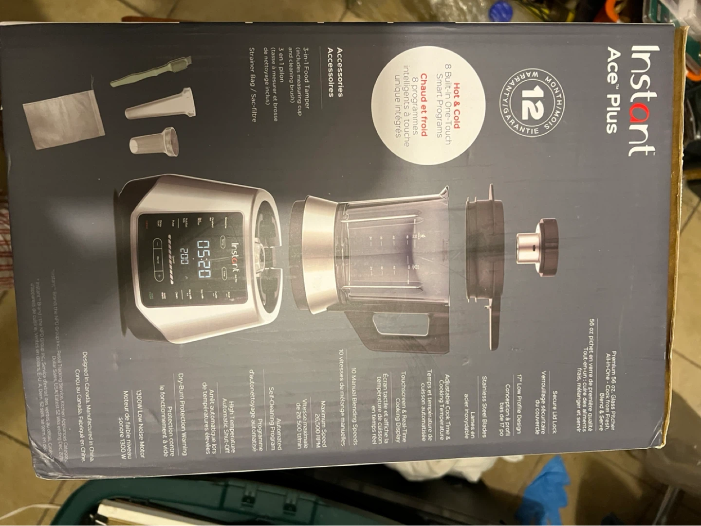 Instant Ace Plus Multi-Use Cooking & Beverage Blender