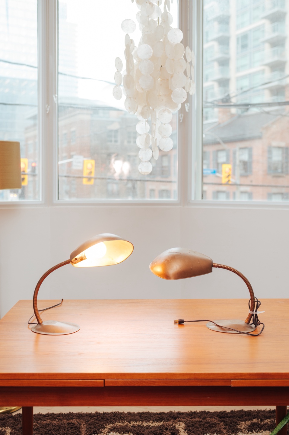 1970s Gooseneck Table Lamps - 2 Available - photo 3
