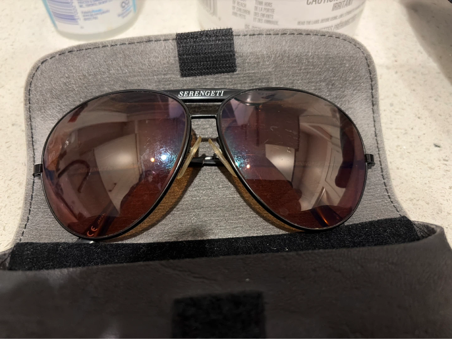Serengeti Aviator Sunglasses