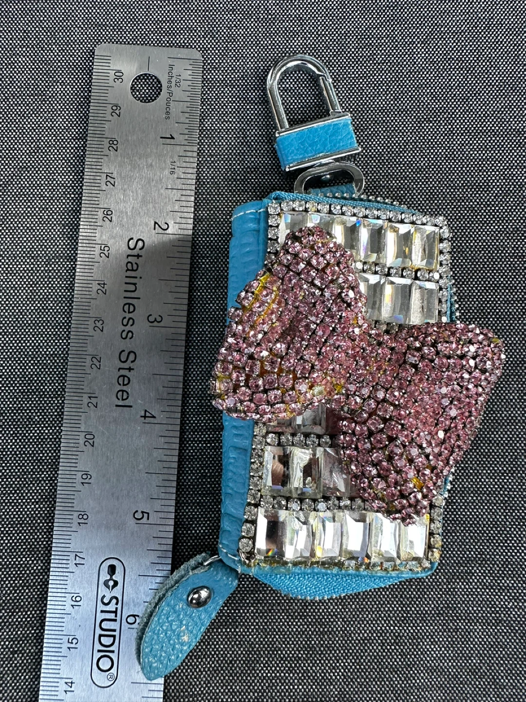 Sparkly Butterfly Keys Holder keychain - photo 5