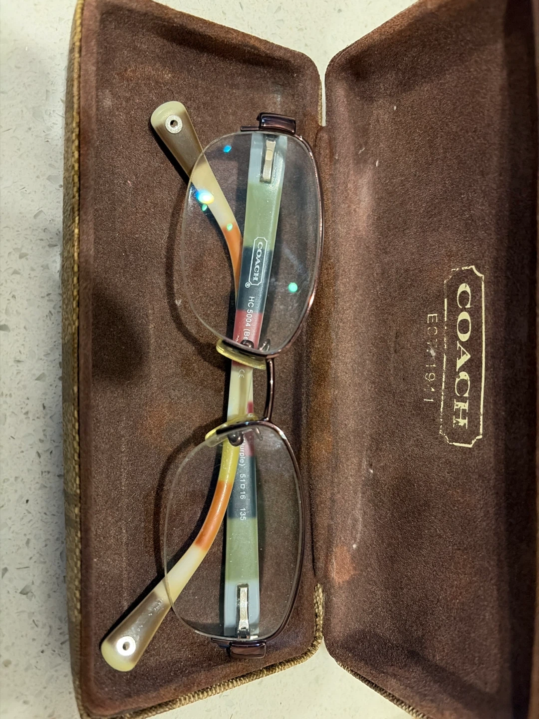Coach Eyeglasses HC 5004 with Case