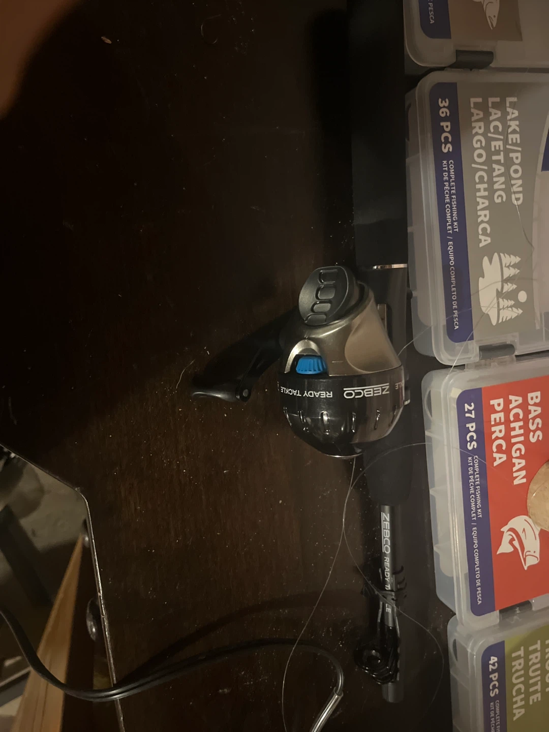 Shakespeare Fishing Tackle-box & Zebco Reel - photo 2