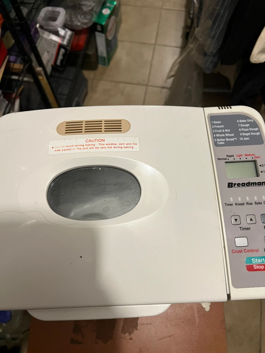 Breadman TR 800 Bread Maker - photo 3
