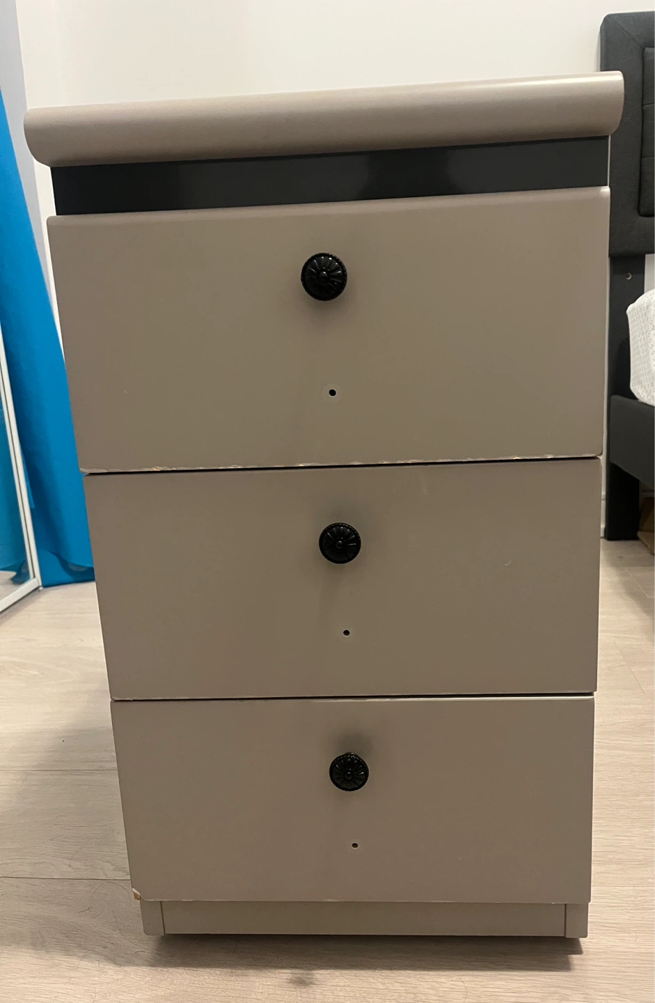 3 Drawer Nightstand/Filing Cabinet - photo 5