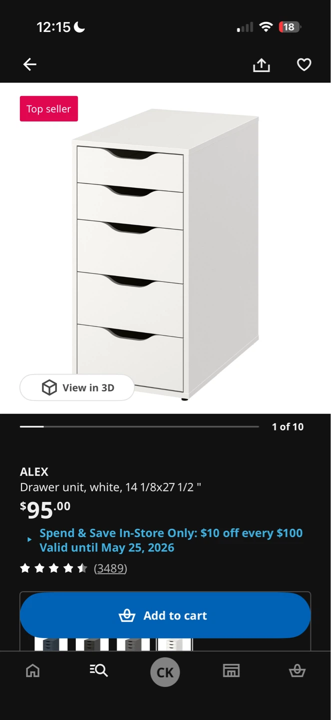 5 Drawers Cabinet files