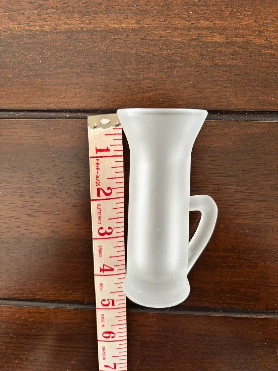 Tall Frosted Glass Shot Glasses/Shooters with Handles - photo 3