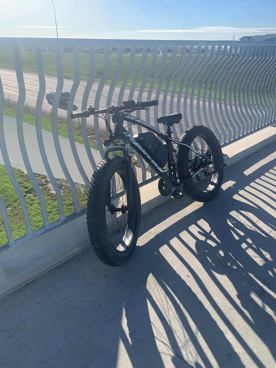 Black Fat Tire Electric Bike