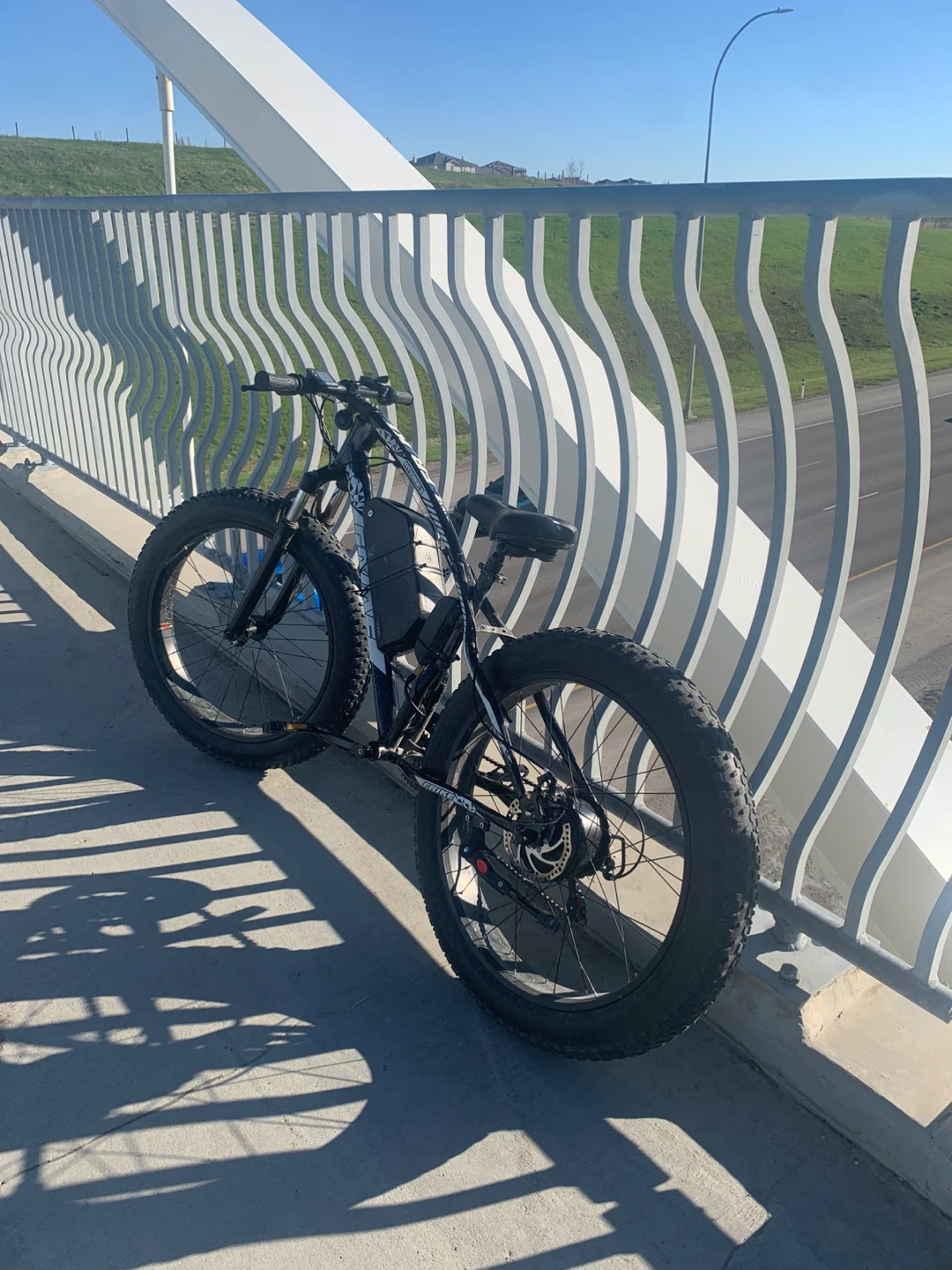 Black Fat Tire Electric Bike - photo 2