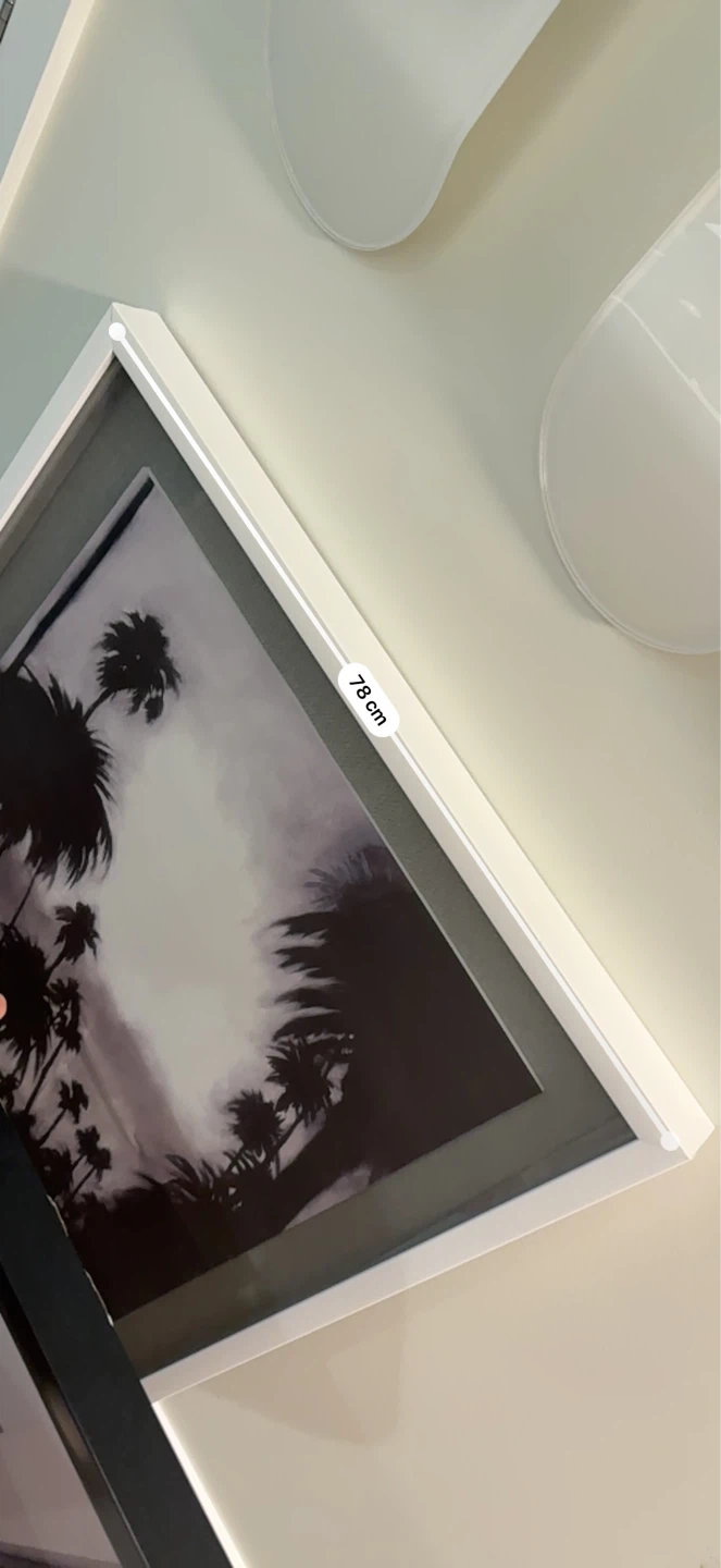 Framed Palm Tree Artwork - 78cm x 98cm - photo 2