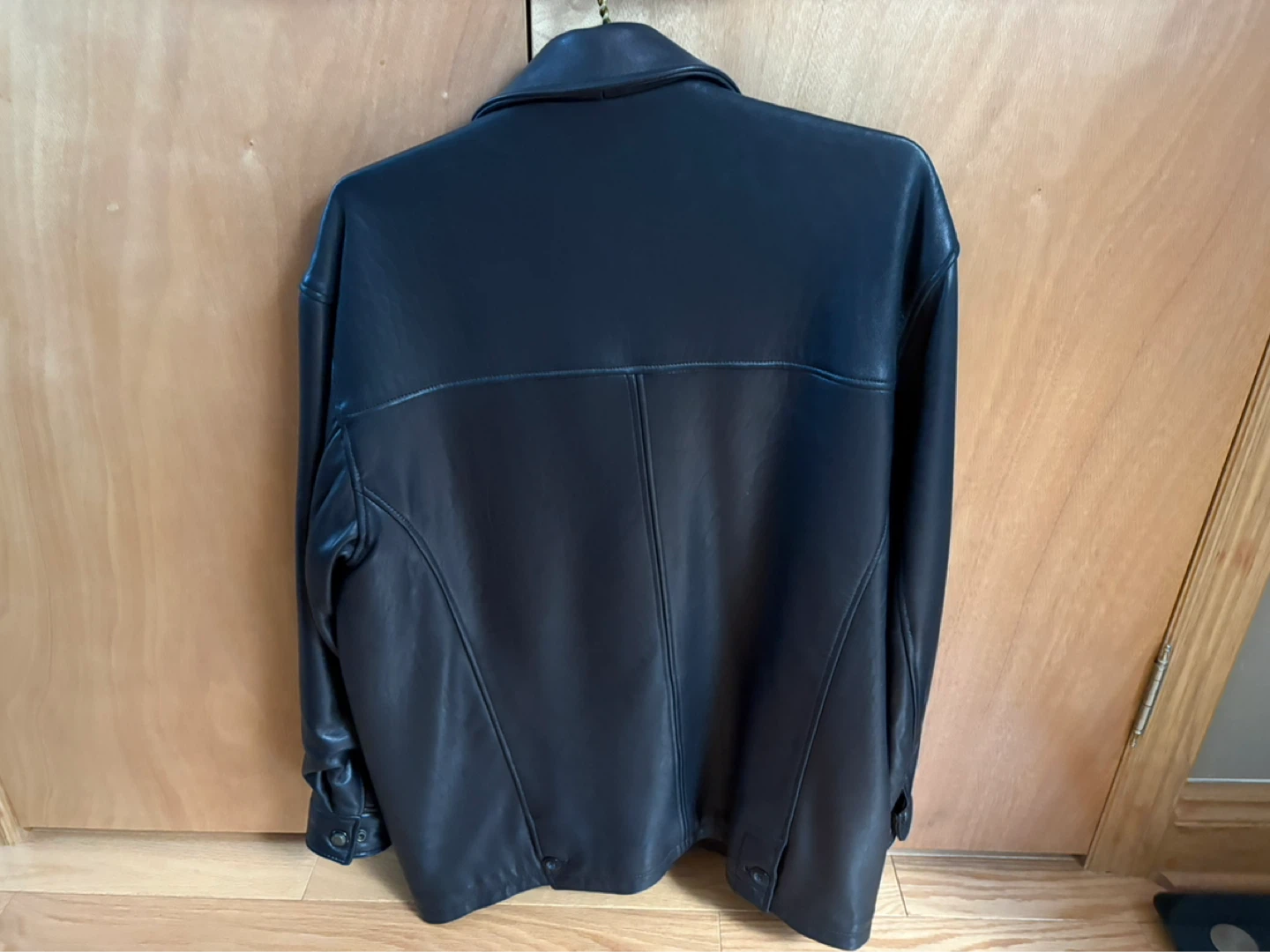 Canada Sportswear Black Leather Jacket S/P - photo 3
