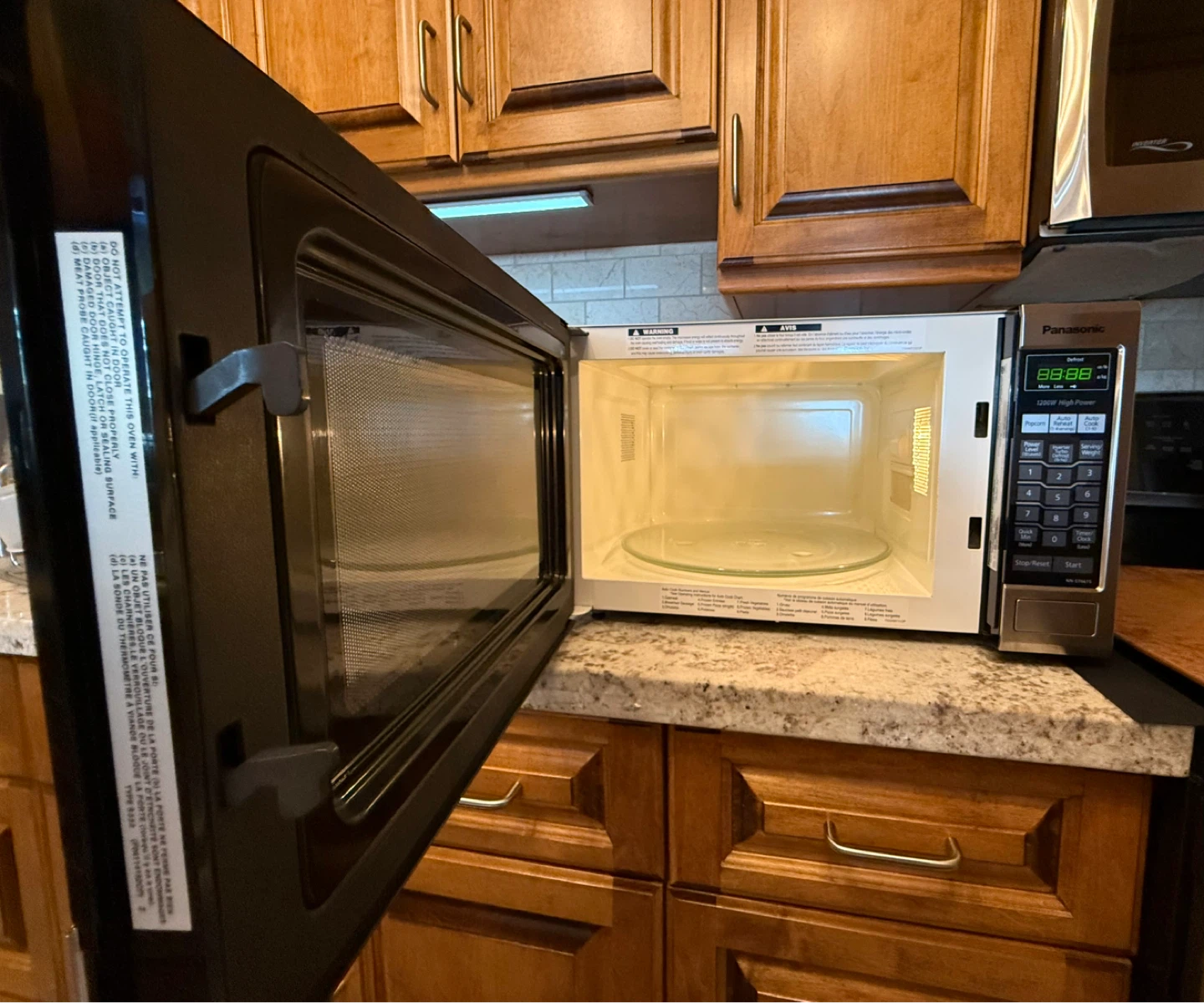Panasonic Stainless Steel Microwave Oven - photo 3