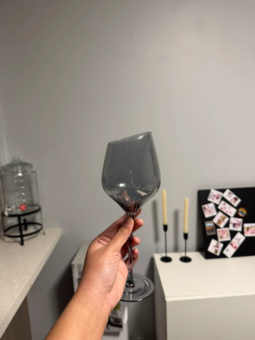 Smoky Grey Wine Glass - photo 2