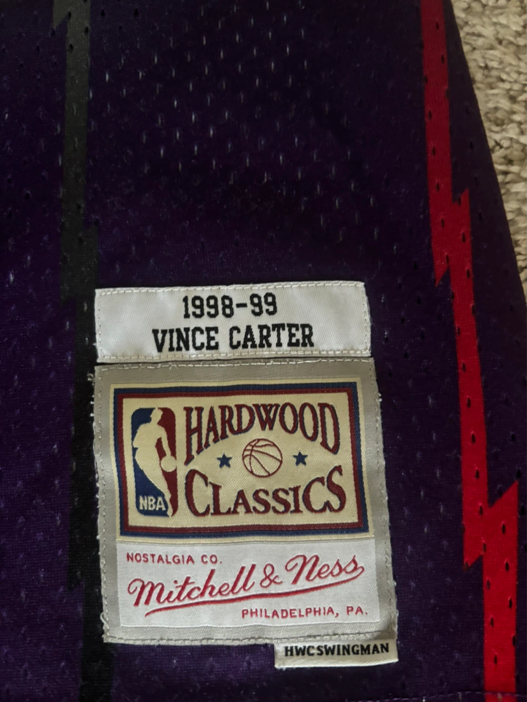 Vince Carter raptors jersey