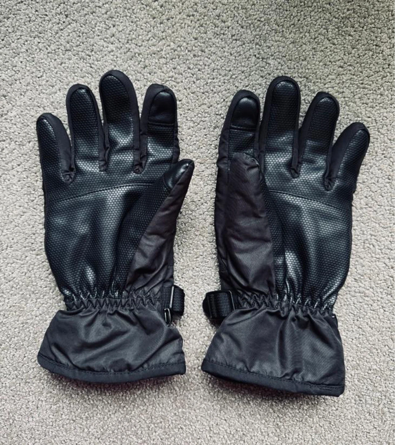 Black Winter Gloves Size L - photo 2
