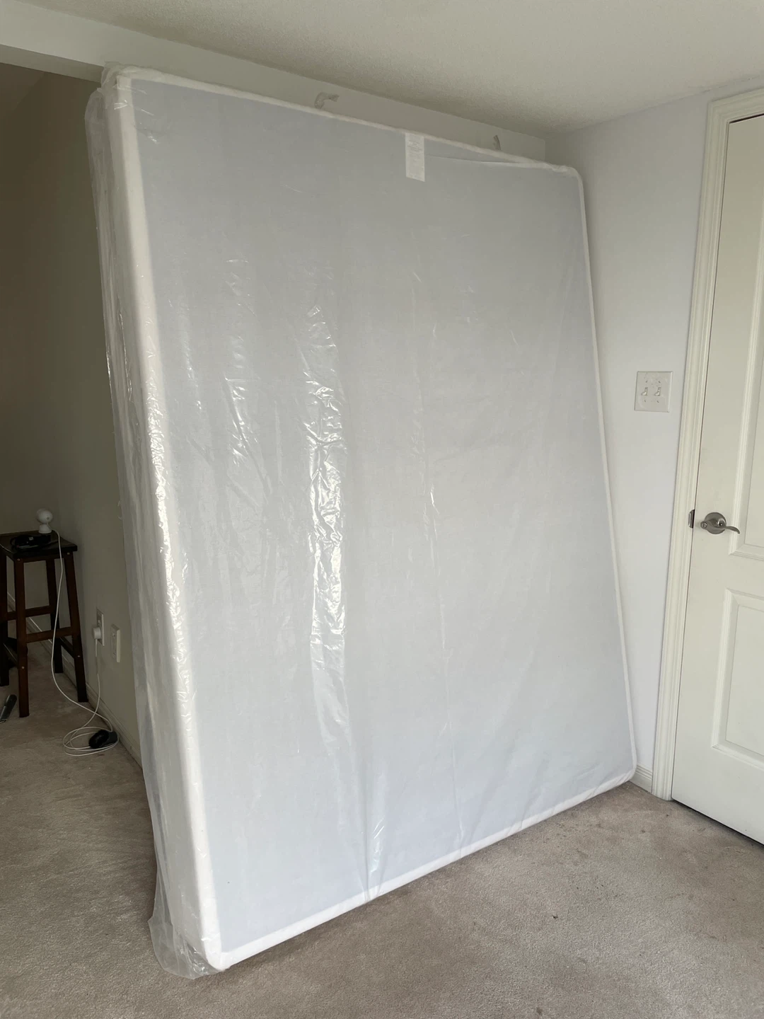 Queen Size Box Spring and bed frame