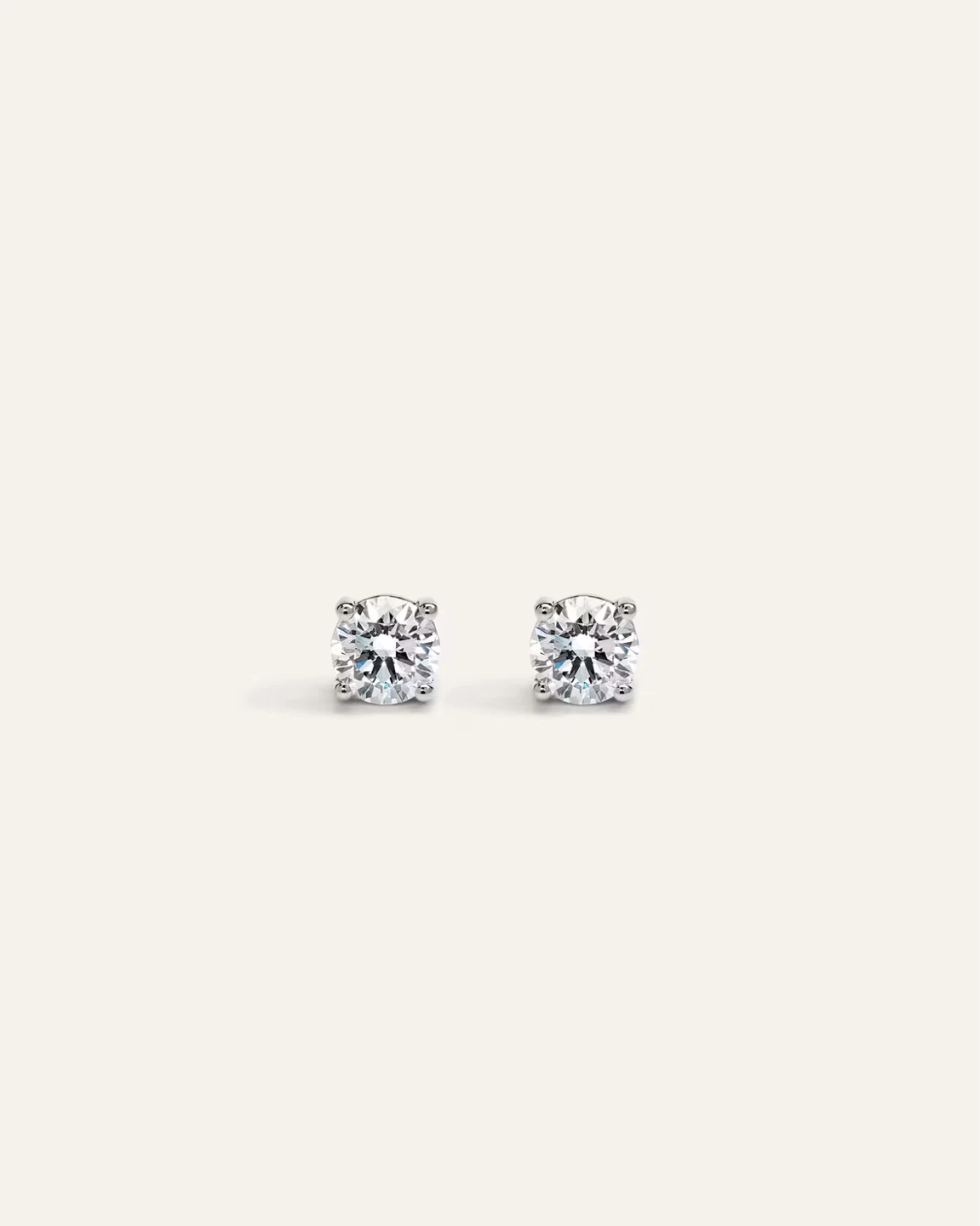 14k Solid Gold Lab Diamond Stud Earrings 0.25ct each, 0.50ctw - photo 5