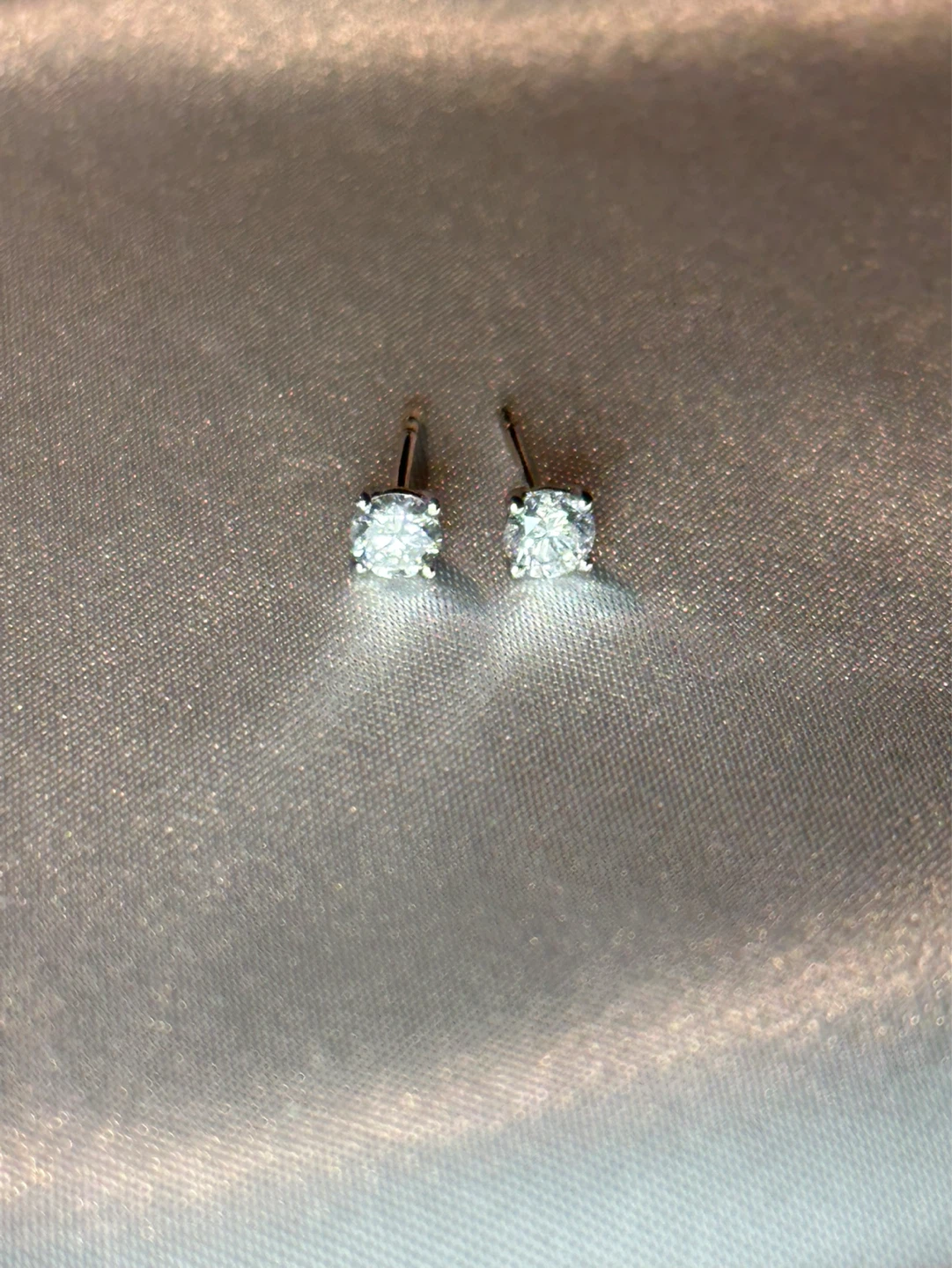 14k Solid Gold Lab Diamond Stud Earrings 0.25ct each, 0.50ctw - photo 2