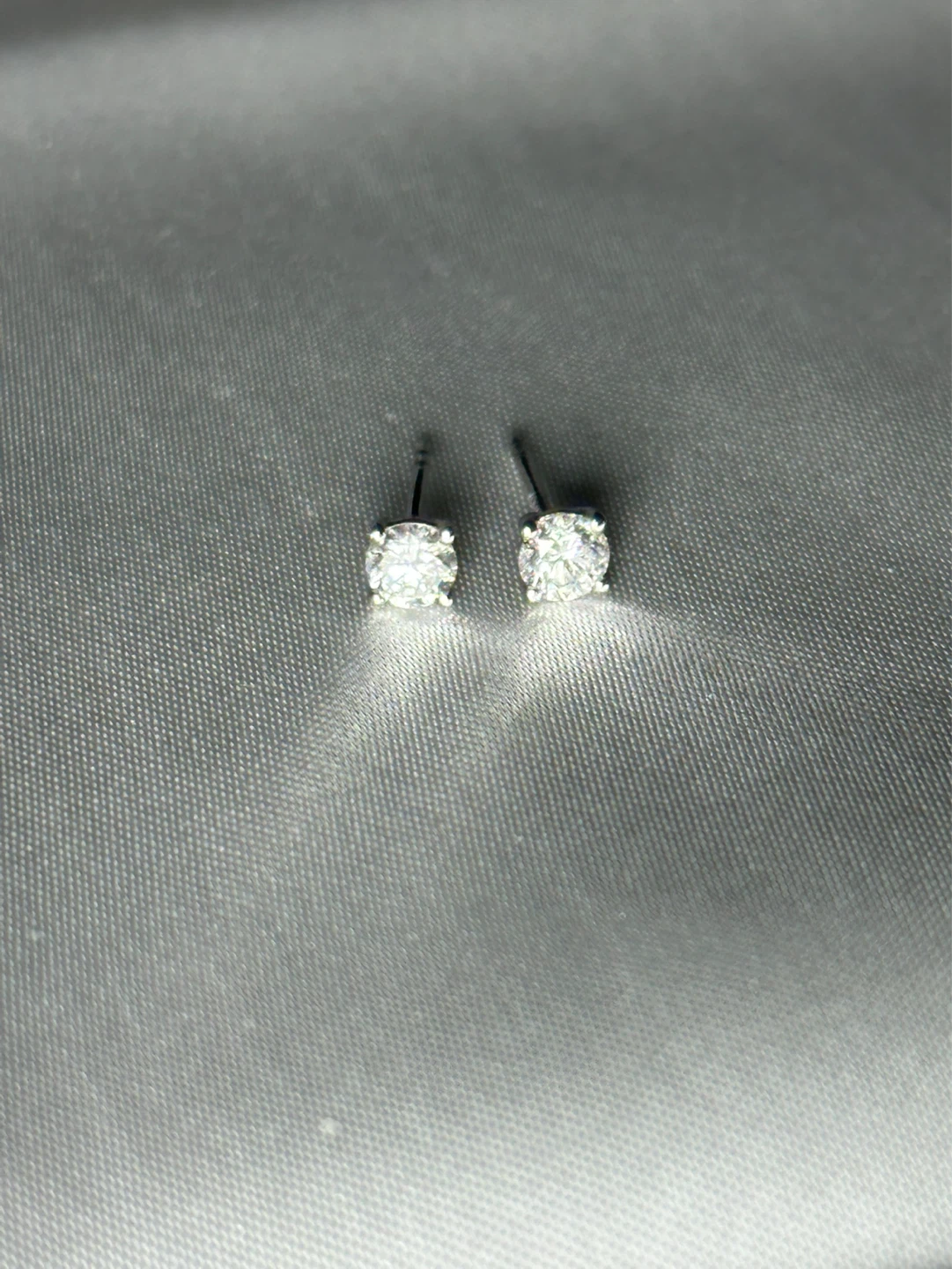 14k Solid Gold Lab Diamond Stud Earrings 0.25ct each, 0.50ctw - photo 3