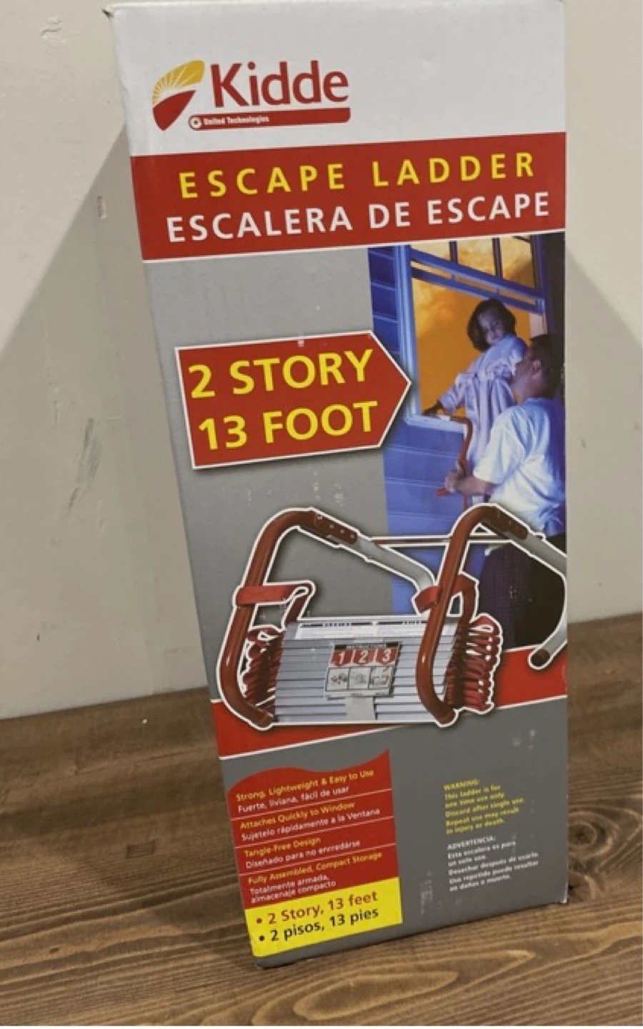 Kidde 2 Story 13 Foot Escape Ladder
