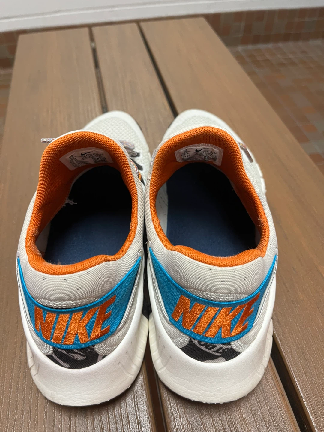 Nike Free Metcon 5 White Orange Shoes - US 10 - photo 5