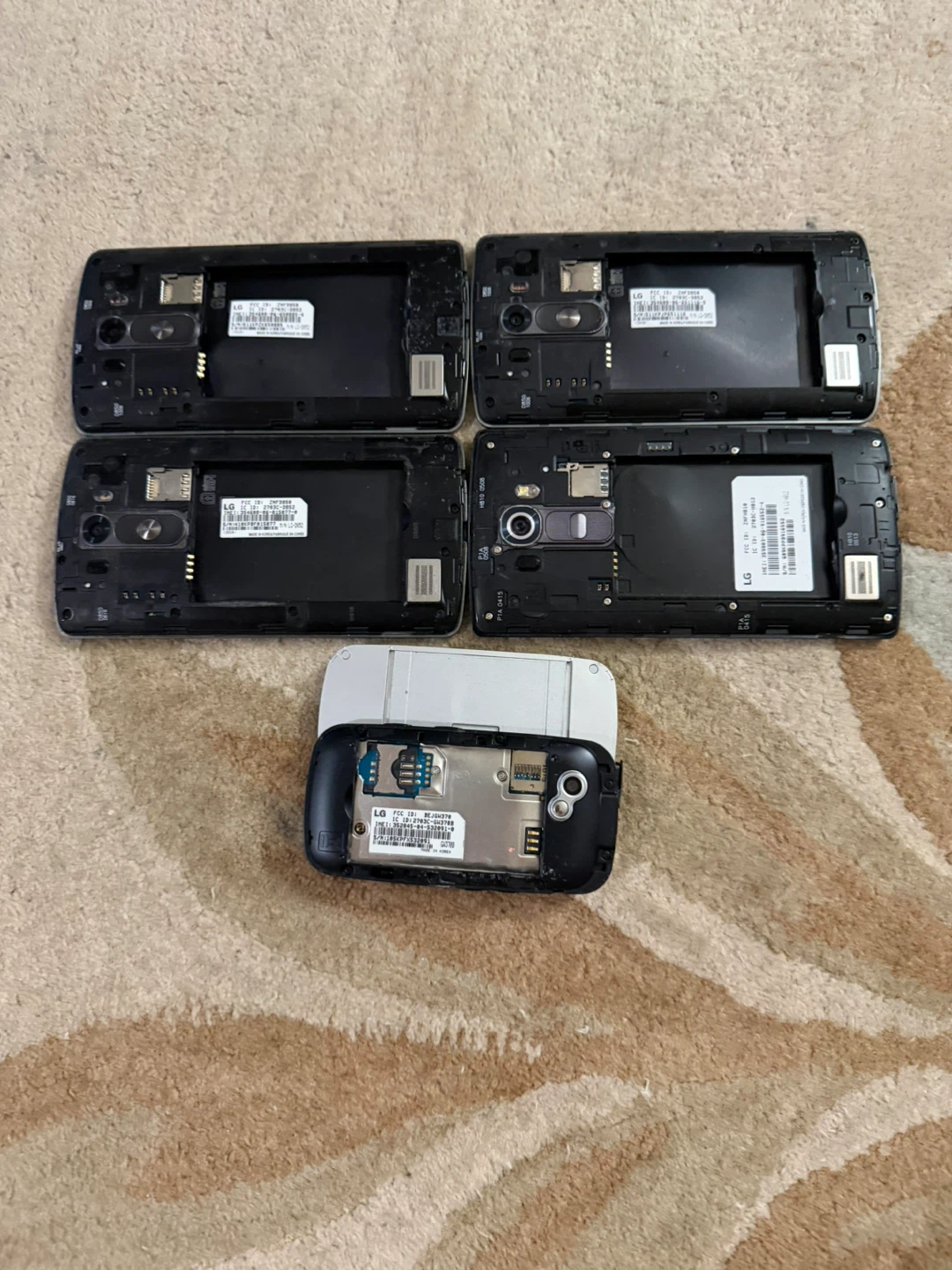LG SMARTPHONE LOT – ZNFH810 / JW370B / D852 - photo 2
