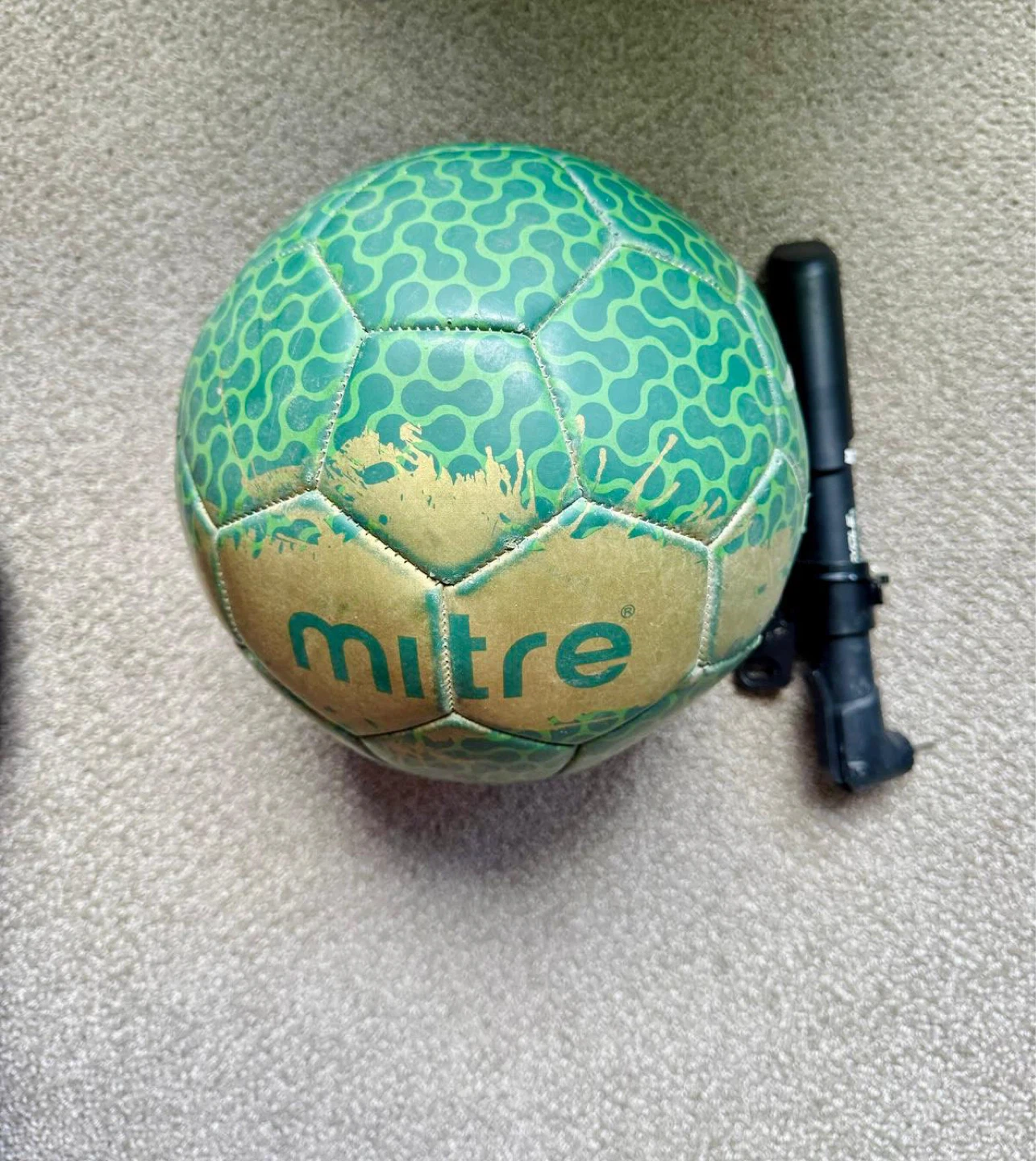 Mitre Soccer Ball with Pump