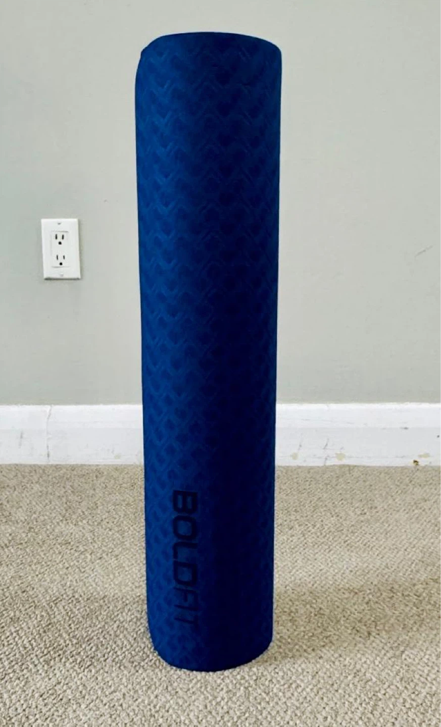 Boldfit Blue Yoga Mat with Carrying Bag - photo 2