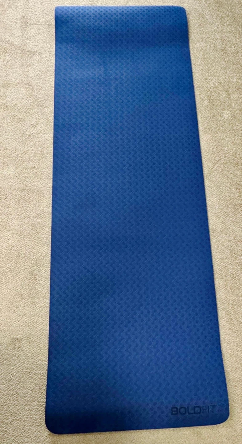 Boldfit Blue Yoga Mat with Carrying Bag - photo 3