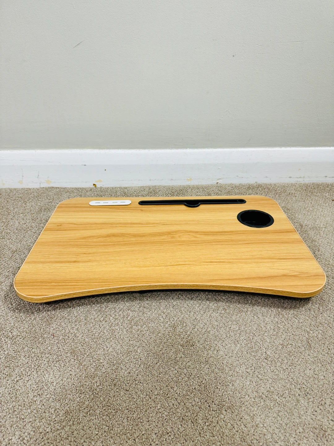 Portable Lap Desk with Cup Holder and USB Fan - photo 2