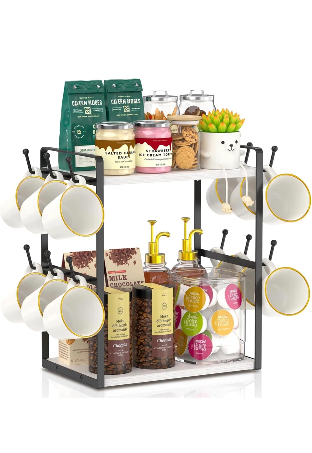 Multipurpose Coffee Bar Accessories Organizer
