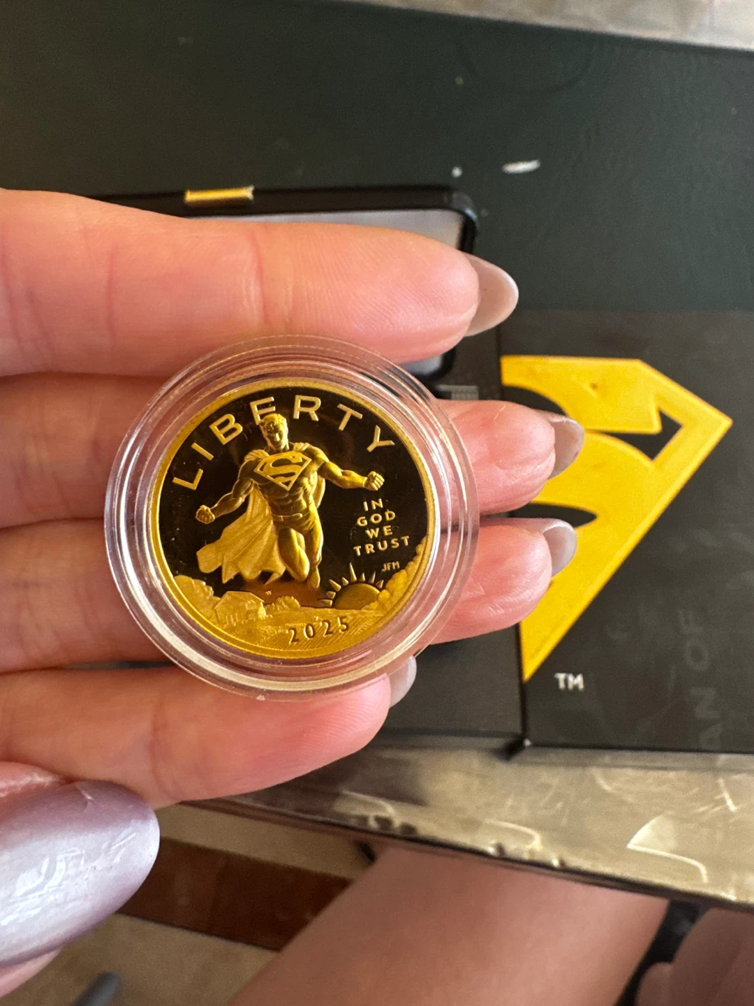 2025 Superman 1/2 oz Fine Gold Coin