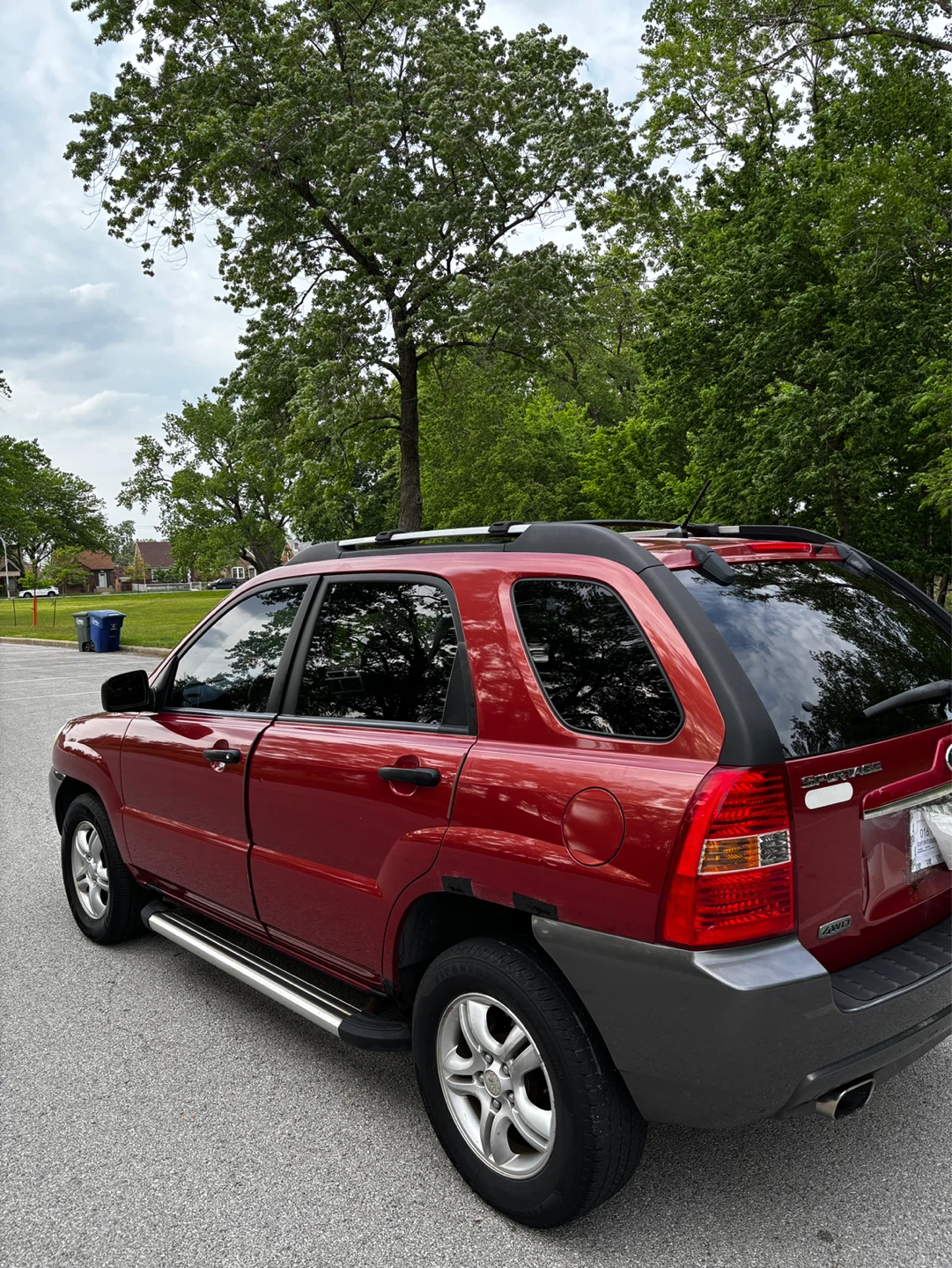 Red Kia Sportage LX 2008 - photo 4