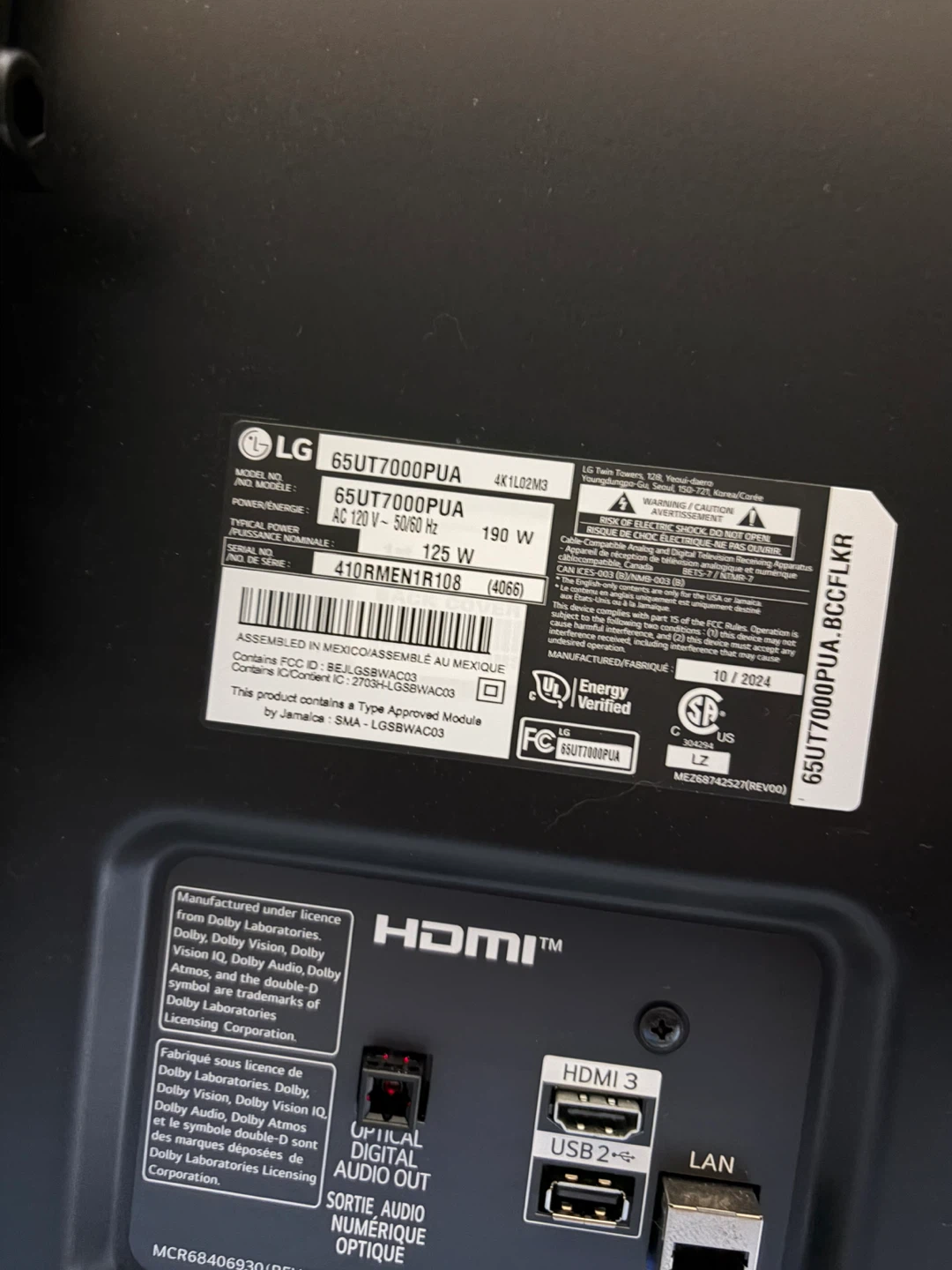 LG 65" UHD 4K Smart TV - photo 3