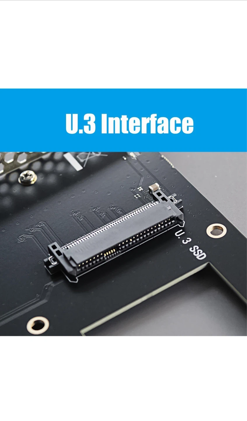 GLOTRENDS U.3 to PCIe 4.0 X4 Adapter - photo 4