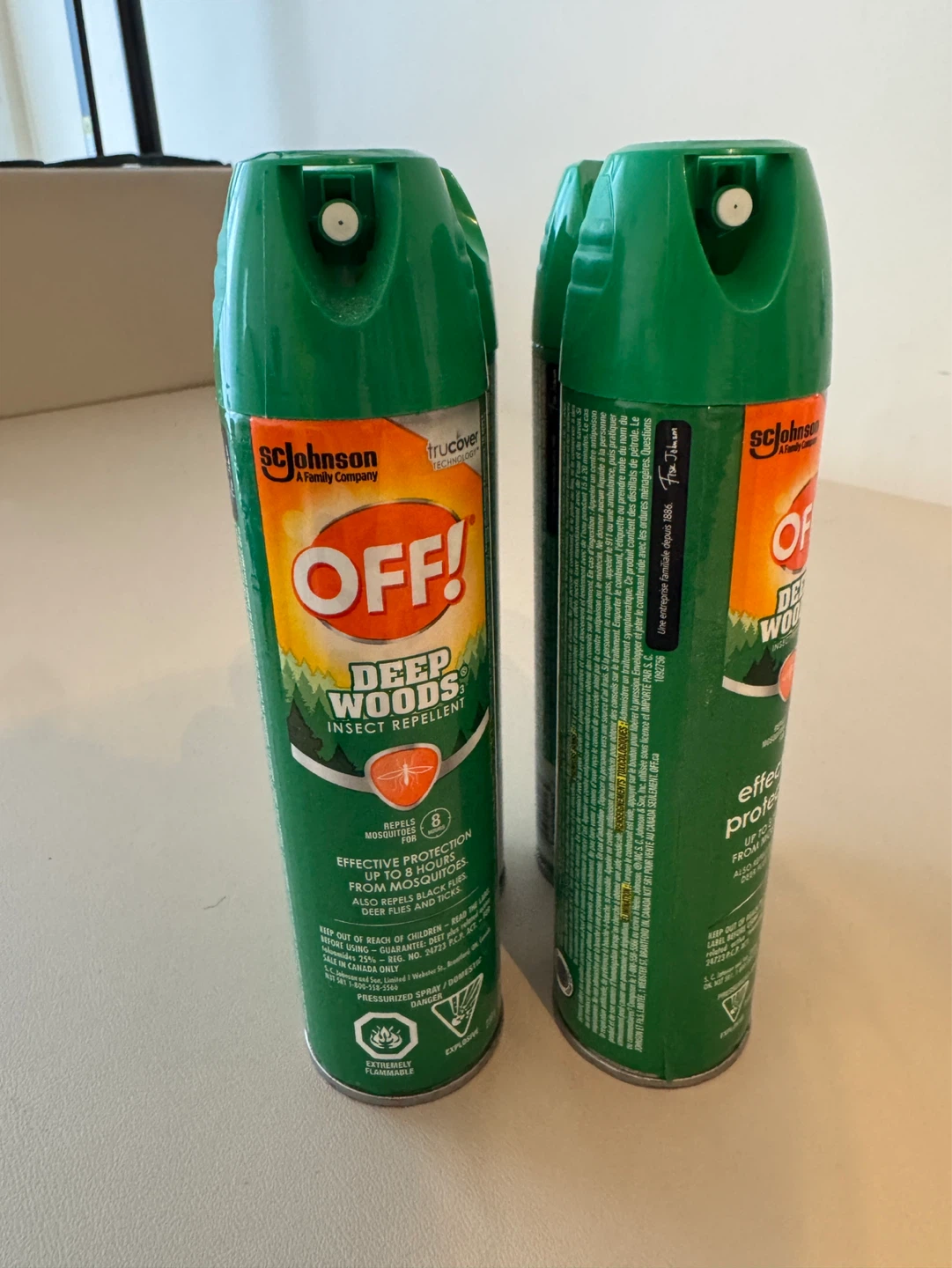 OFF! Deep Woods Insect Repellent Aerosol - 4 Pack