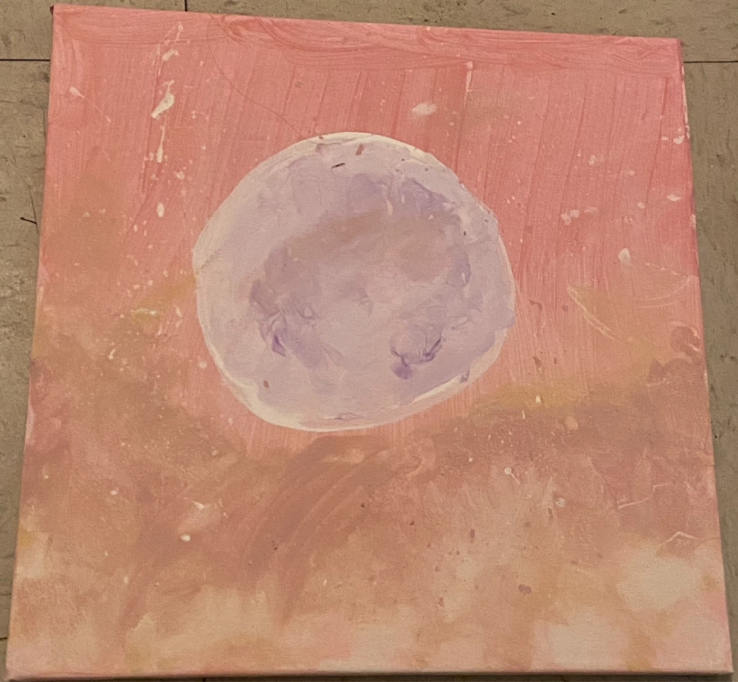 Abstract Painting on Canvas