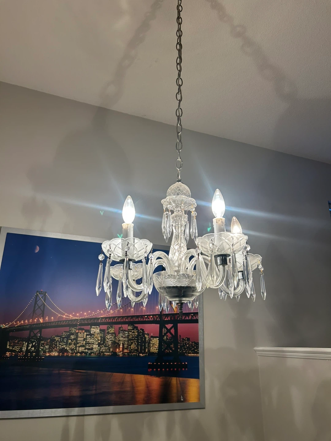 Crystal Chandelier Light Fixture
