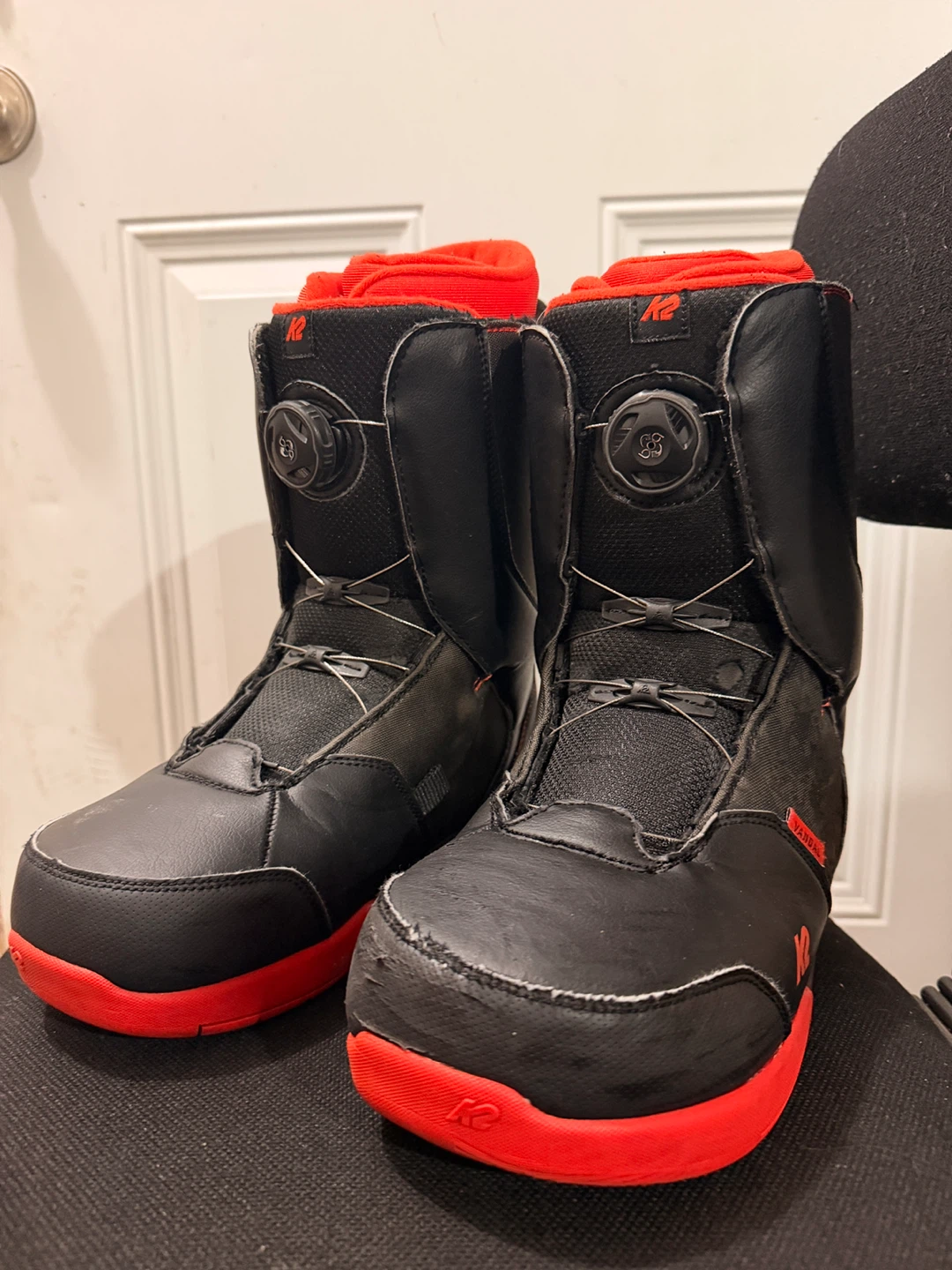 K2 Vandal Snowboard Boots - Black/Red