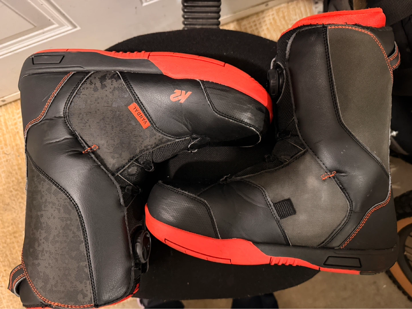K2 Vandal Snowboard Boots - Black/Red - photo 4