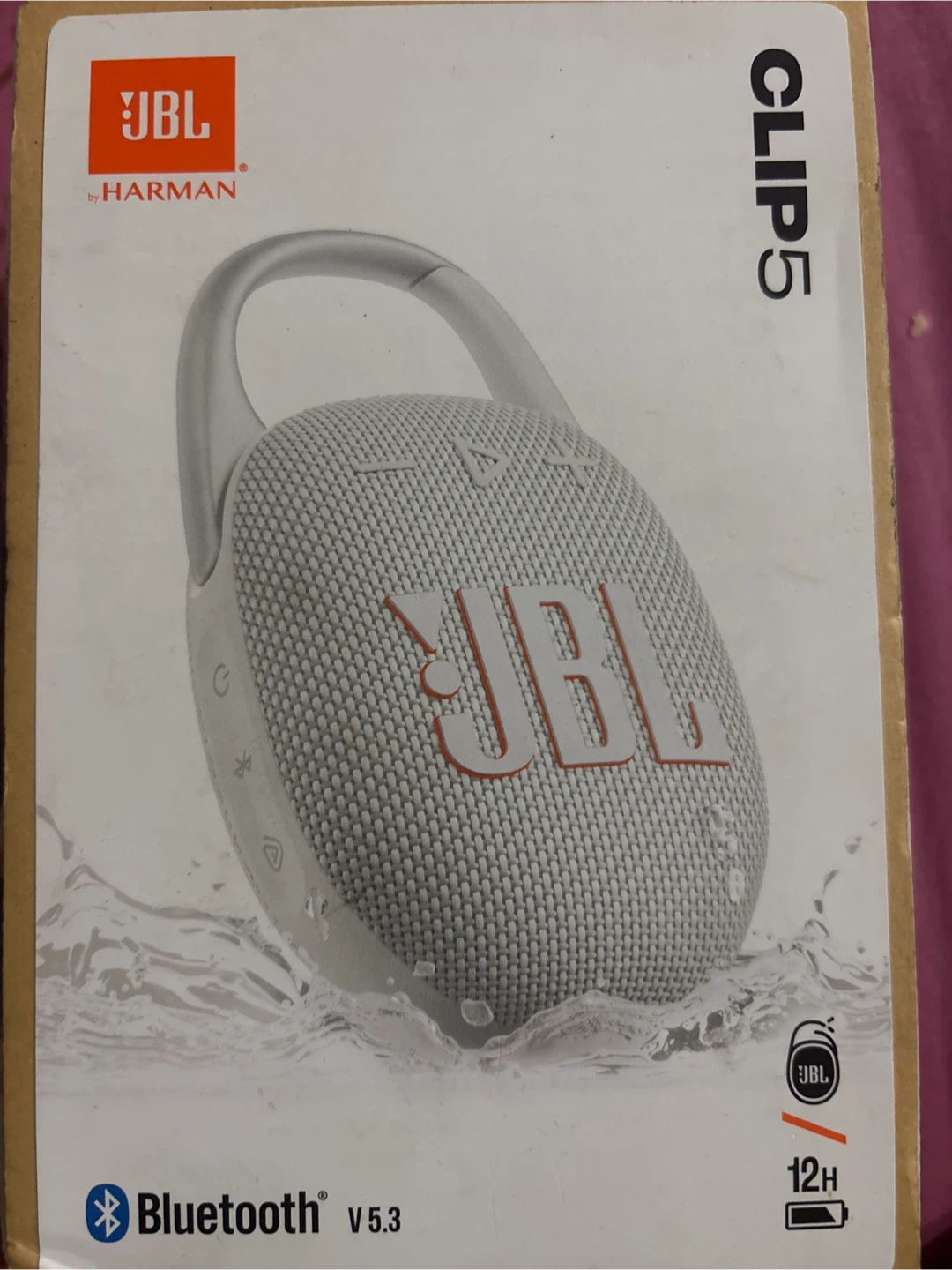 Brand new -JBL CLIP 5 Portable Bluetooth Speaker