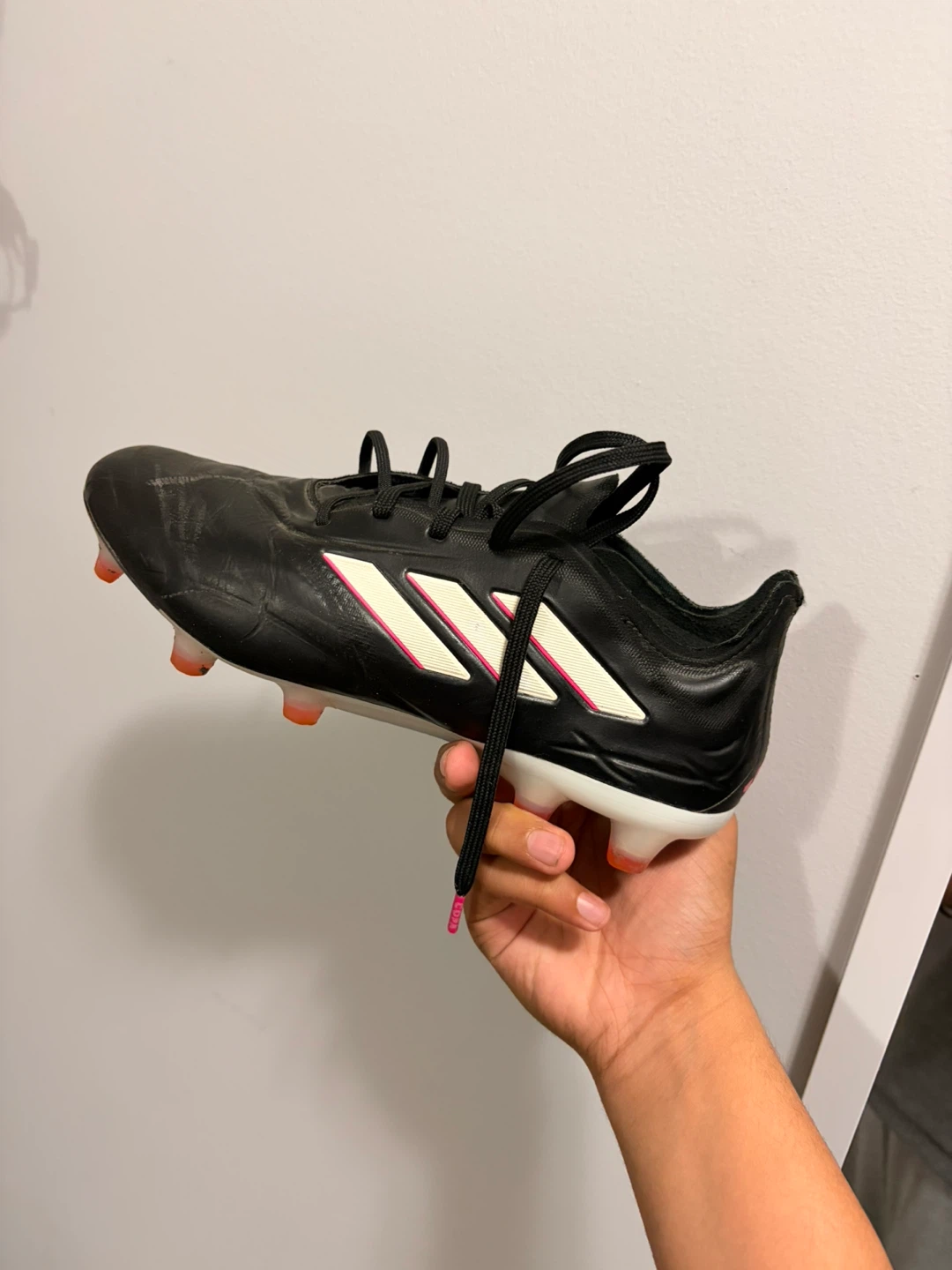 Adidas Copa Pure.1 fg elite - Black/White/Pink - Size 6 - photo 2