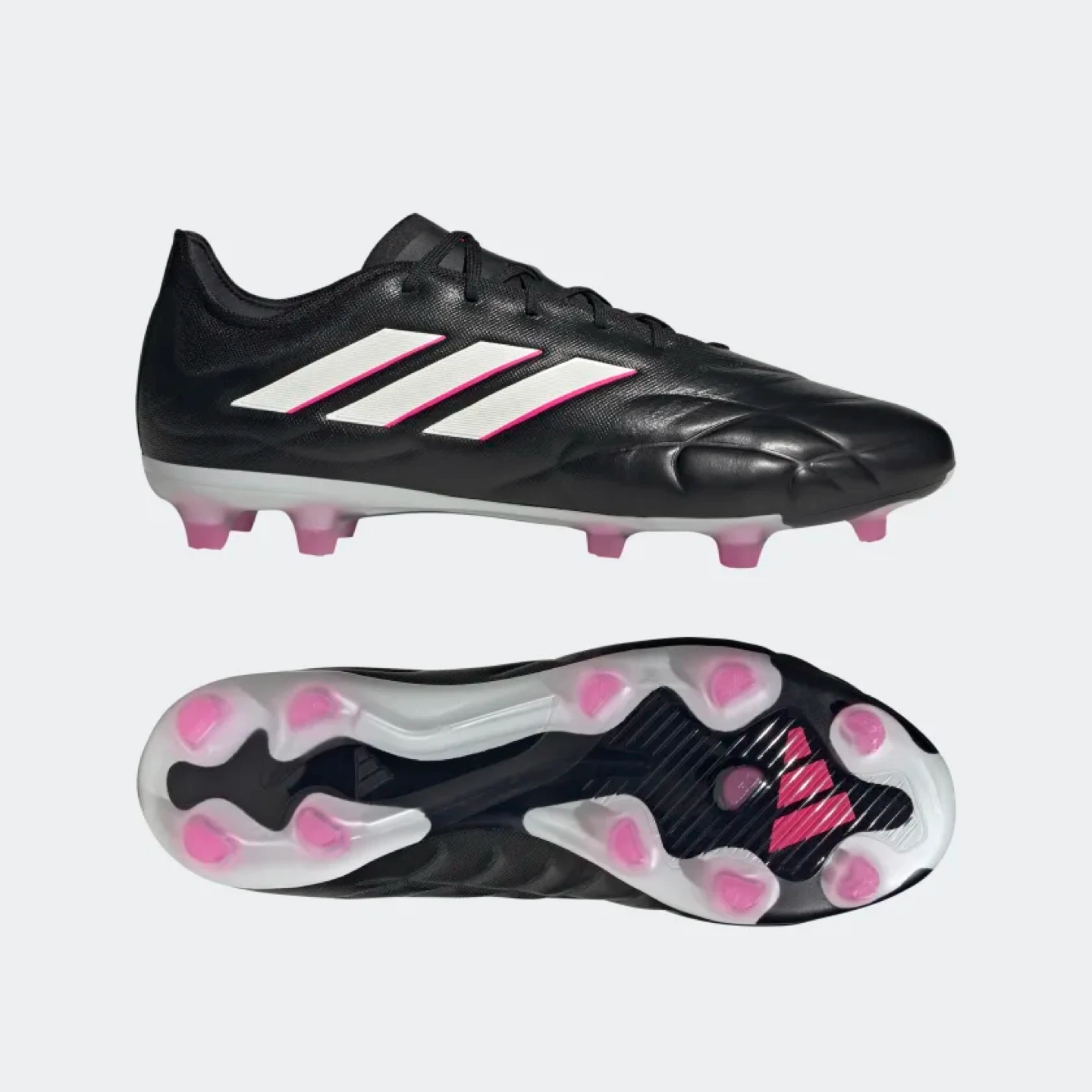 Adidas Copa Pure.1 fg elite - Black/White/Pink - Size 6