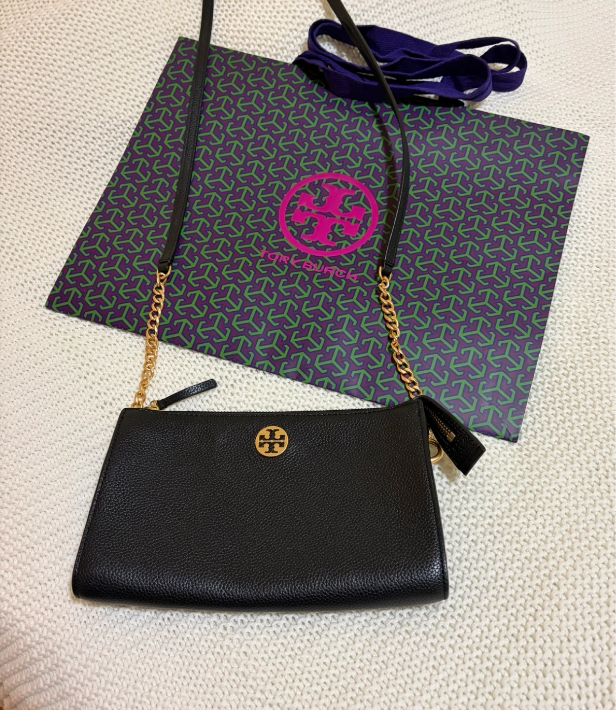 Tory Burch leather shoulder bag