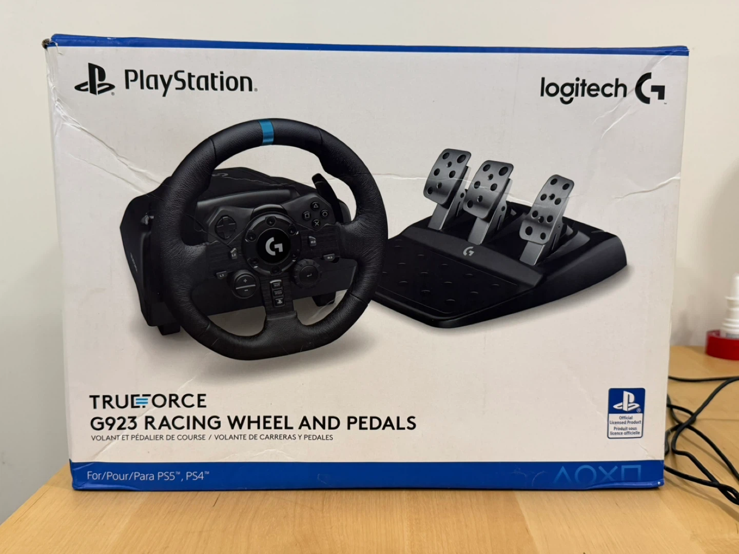 Logitech G923 Racing Wheel and Pedals - photo 4