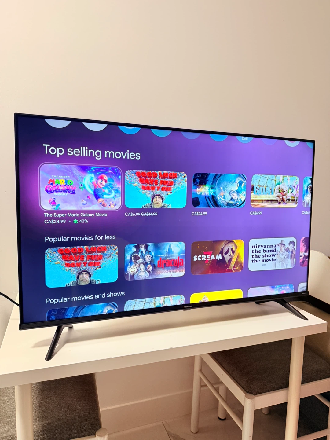 Hisense 43” Smart TV - Delivery considered - photo 2