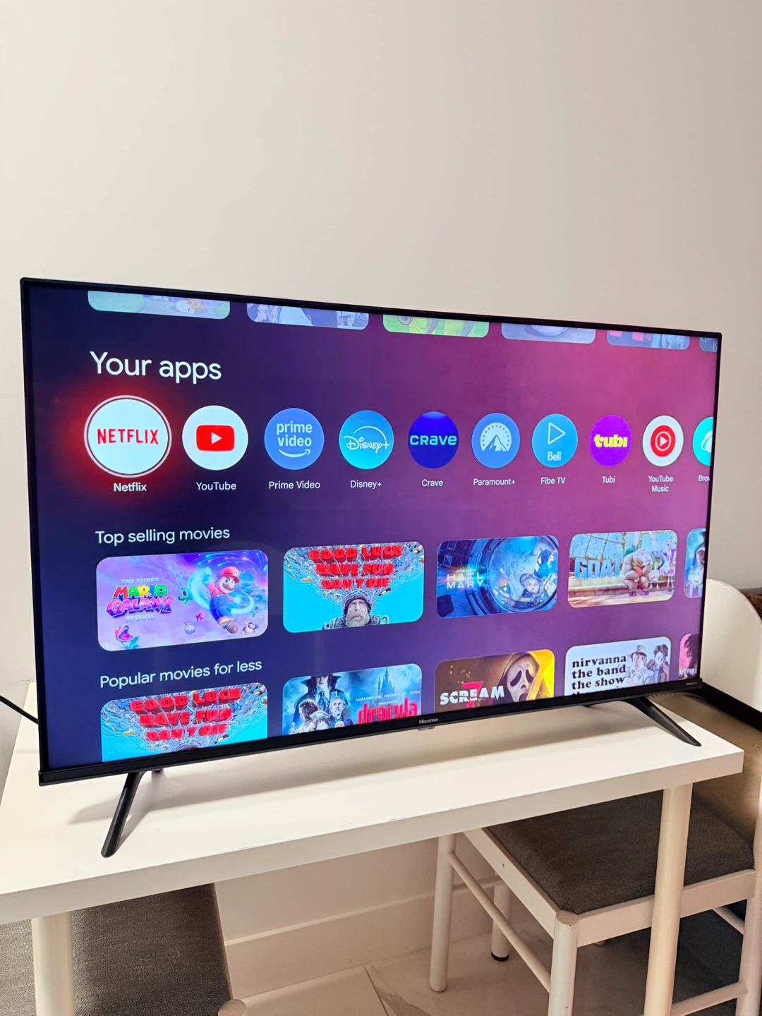 Hisense 43” Smart TV - Delivery considered