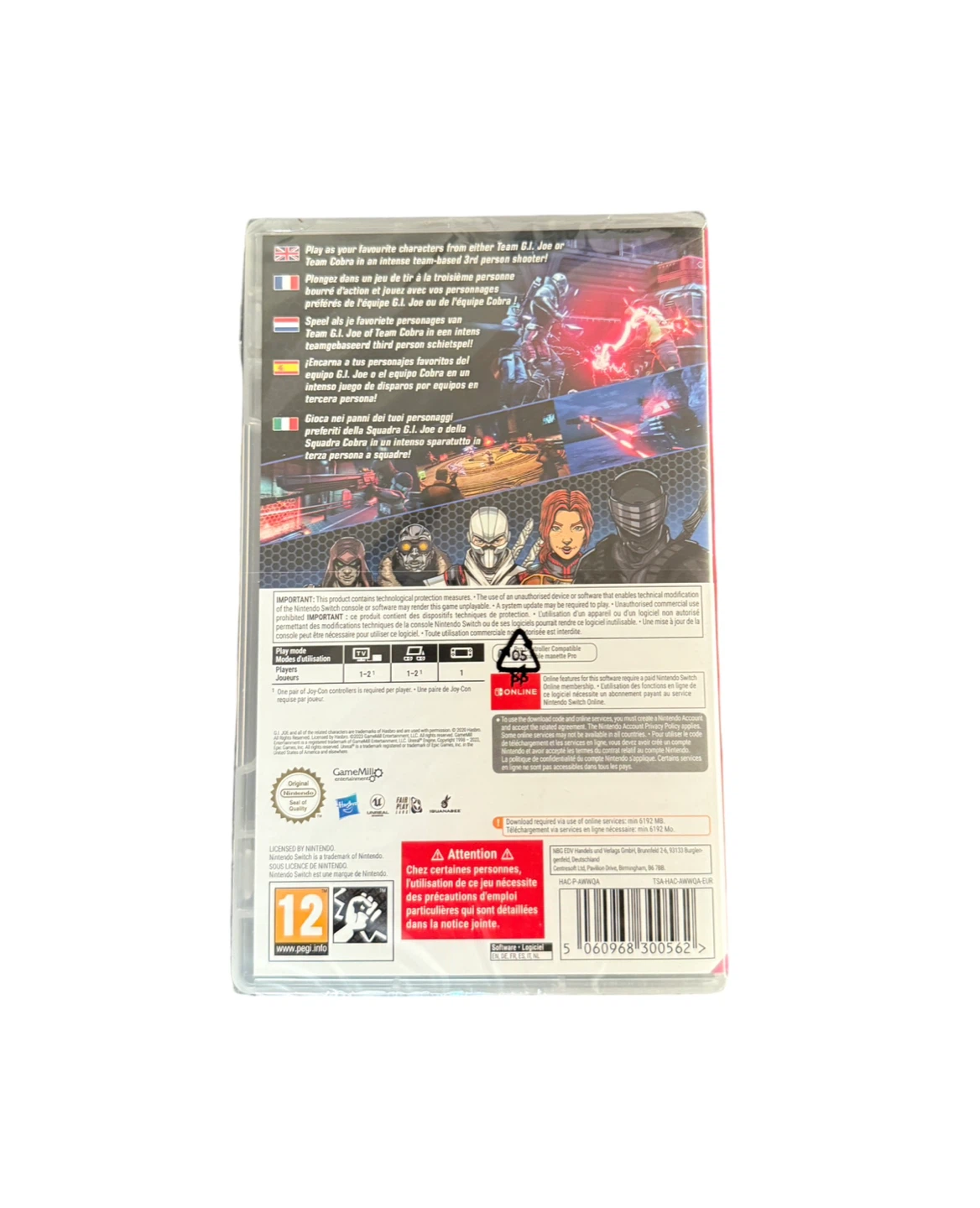 GI Joe Operation Blackout Nintendo Switch Game - photo 2