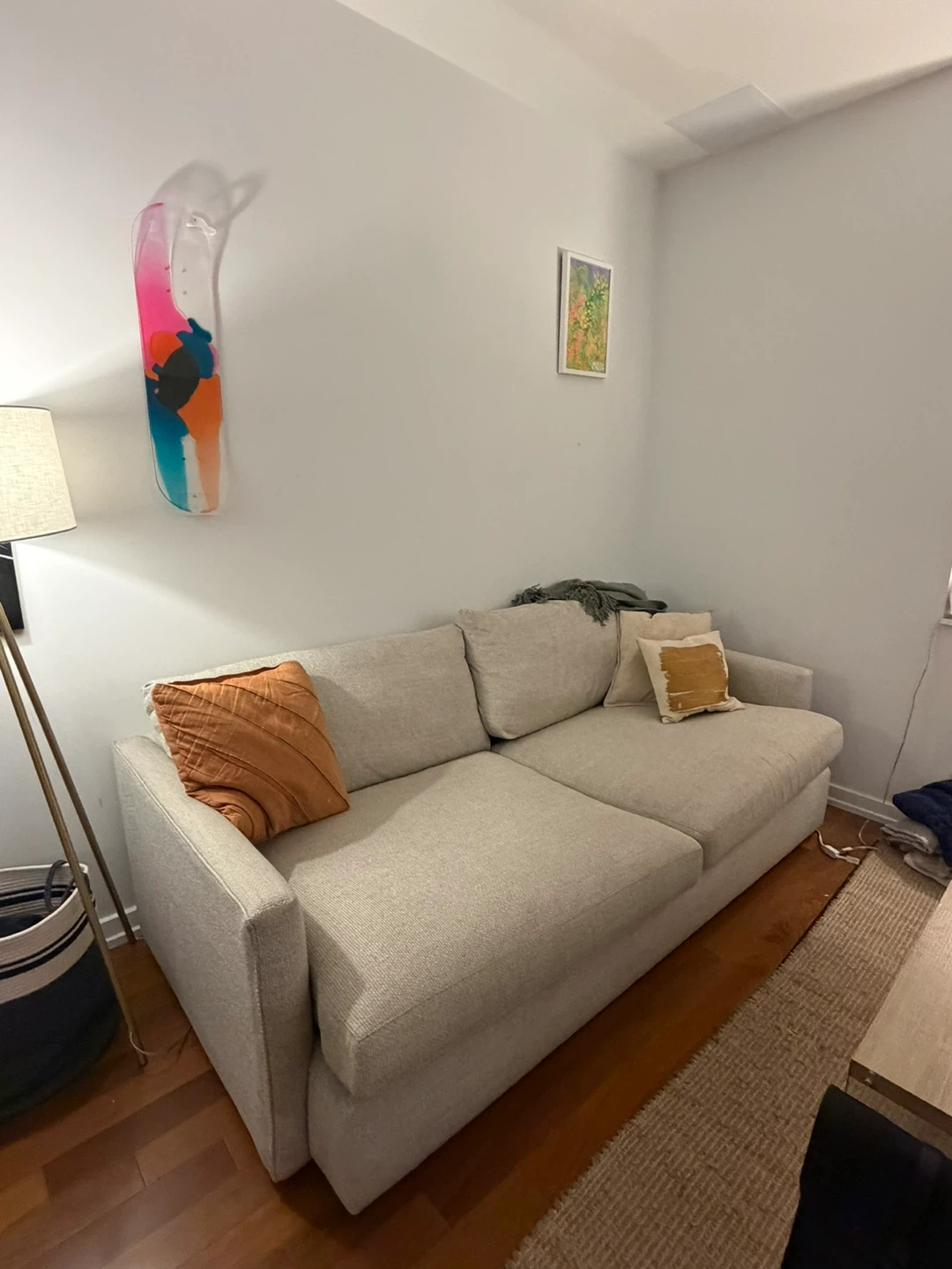 Crate & Barrel deep sofa