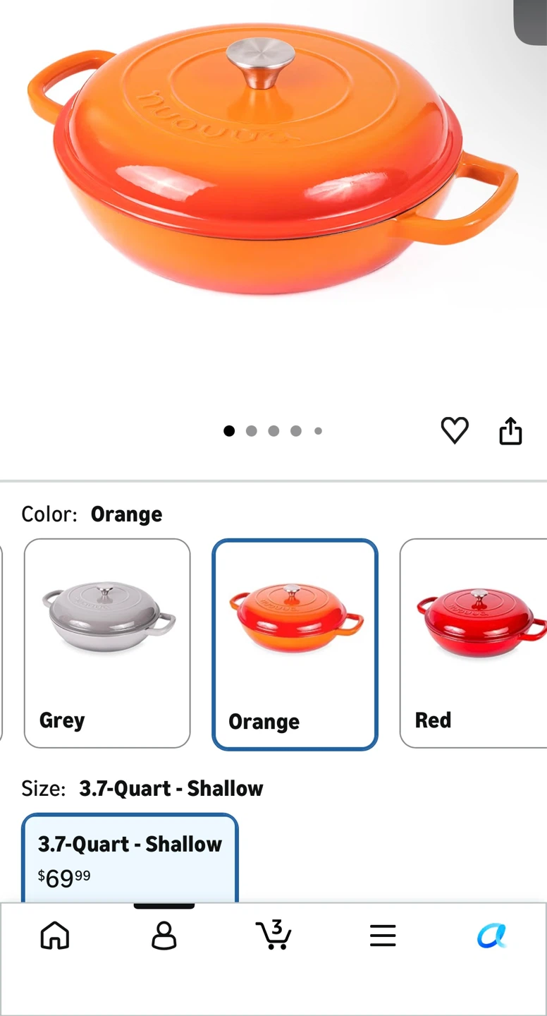 Nuova 3.7-Quart Cast Iron Dutch Oven - photo 3